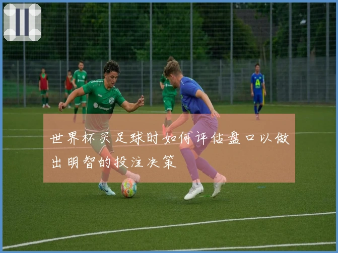 世界杯买足球时如何评估盘口以做出明智的投注决策
